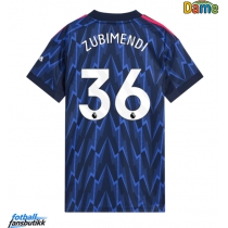 Arsenal Martin Zubimendi #36 Bortedrakt Dame 2025-26 Kortermet